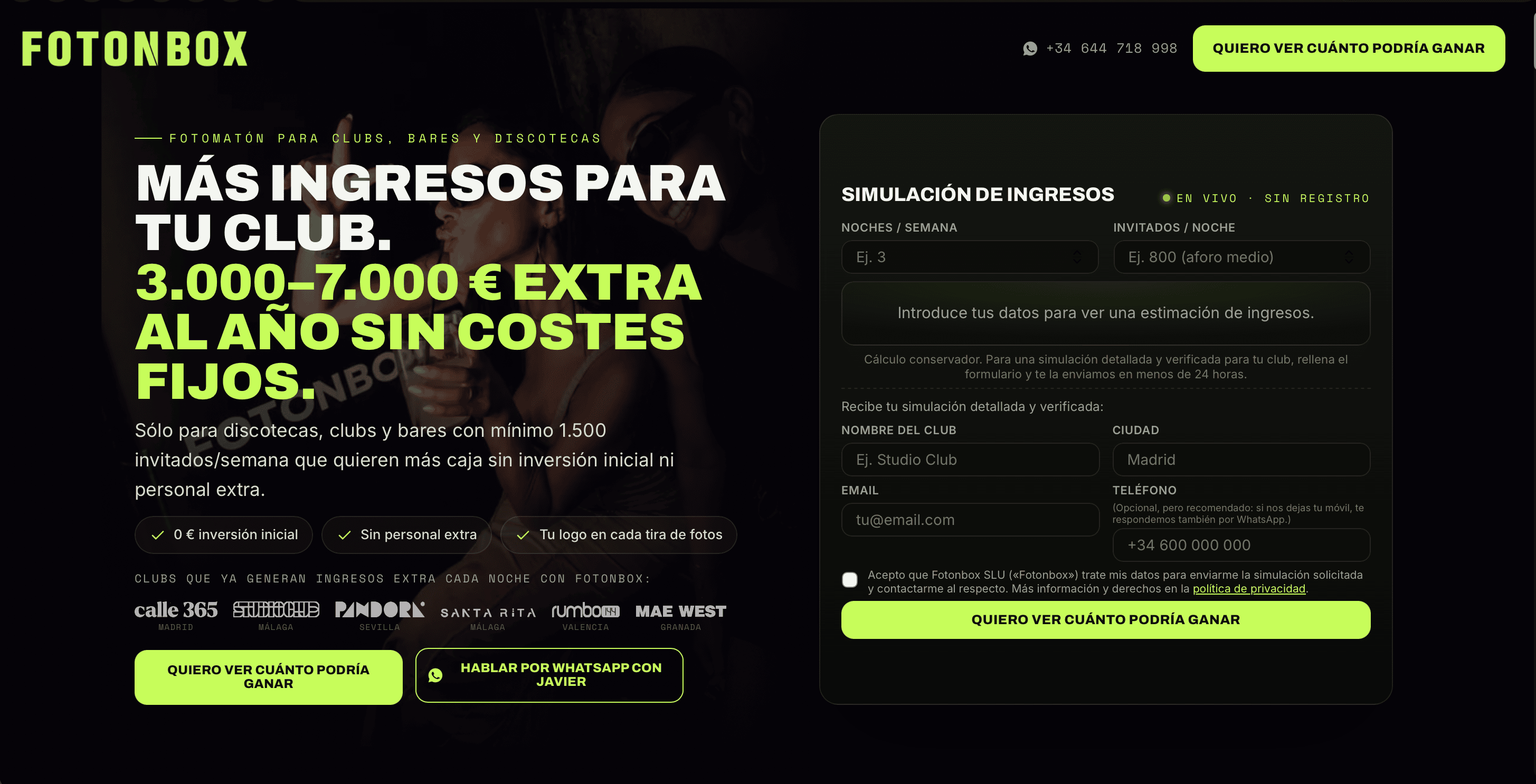 Fotonbox Website